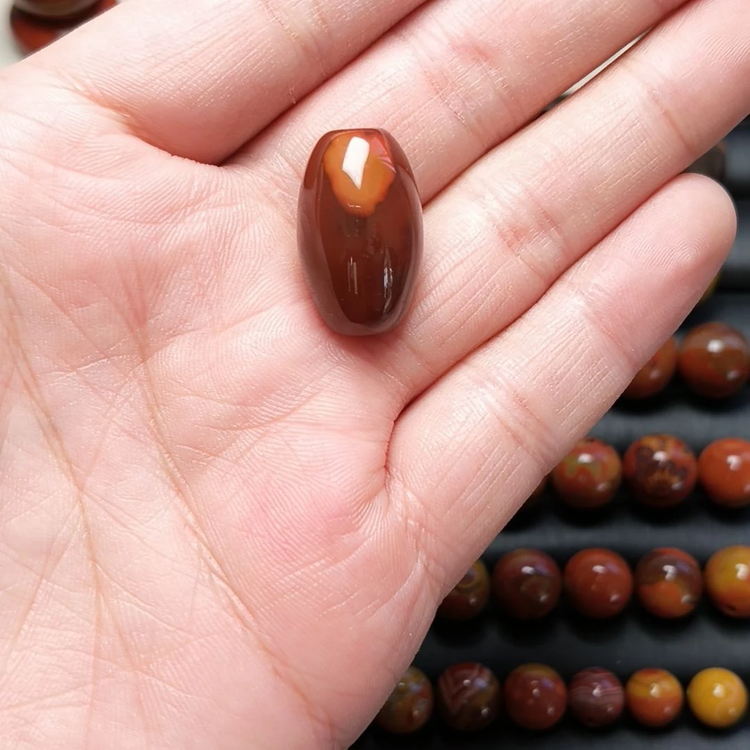 玛瑙/玉髓未镶嵌战国红玛瑙