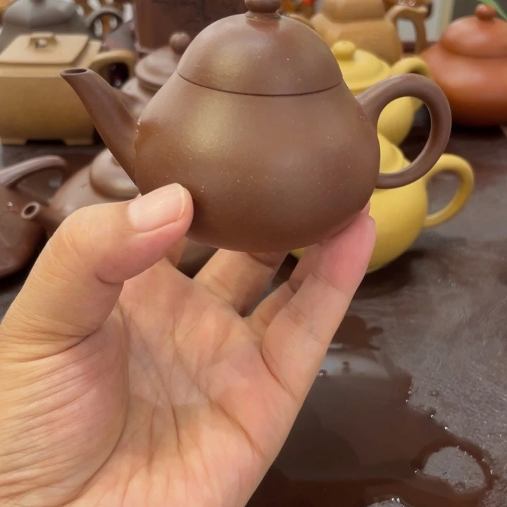 j***s茶壶紫砂小梨120cc 底槽清