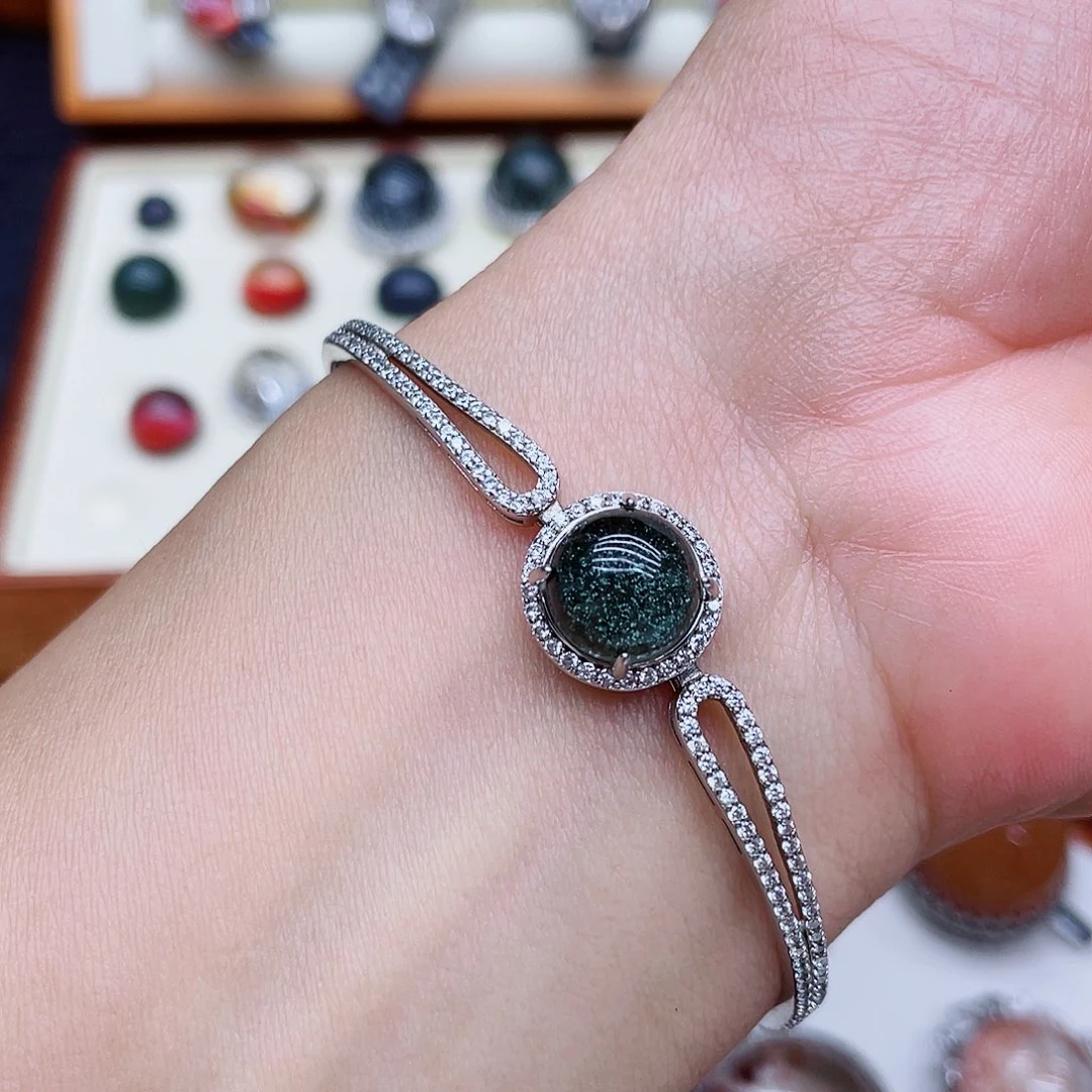 银S925镶嵌水晶手链