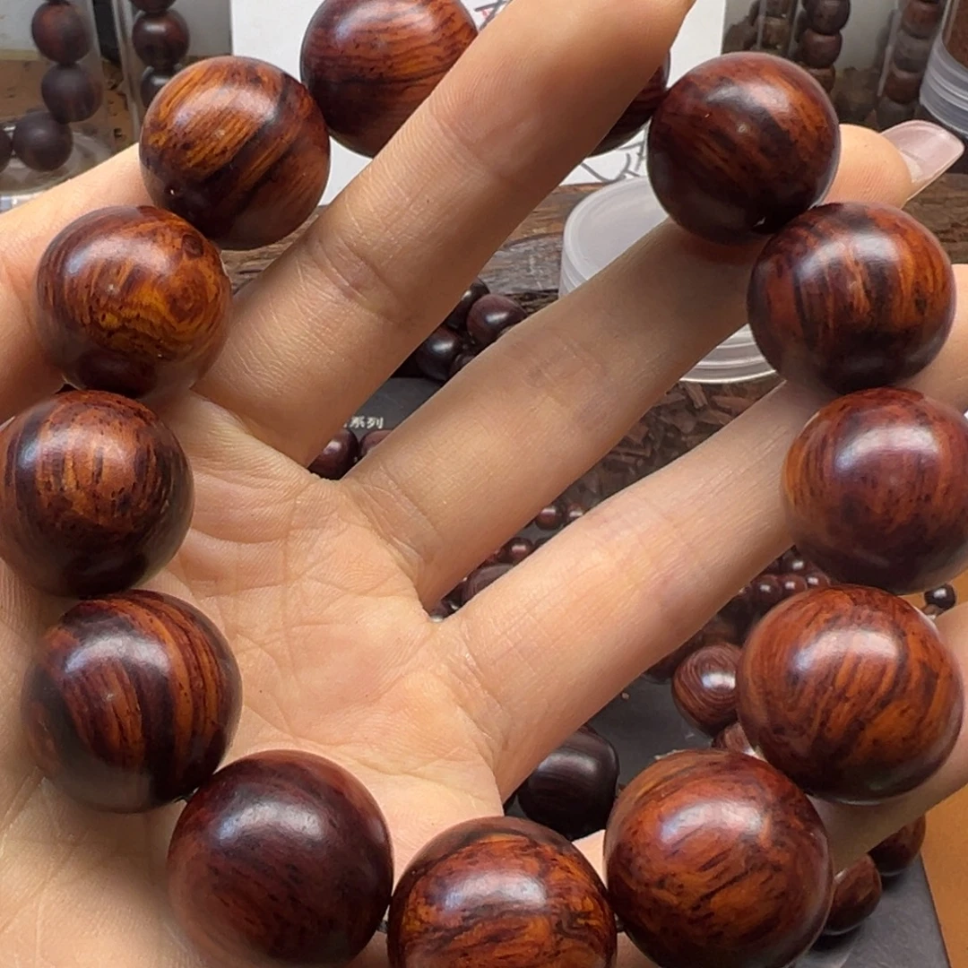 降真香海南红降1.8圆珠（微瑕