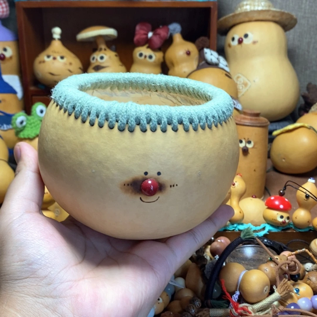红鼻子大碗收纳摆件