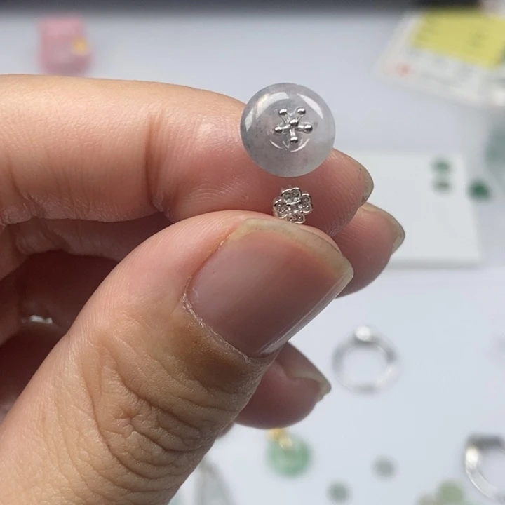 翡翠颈饰银S925镶嵌00000064