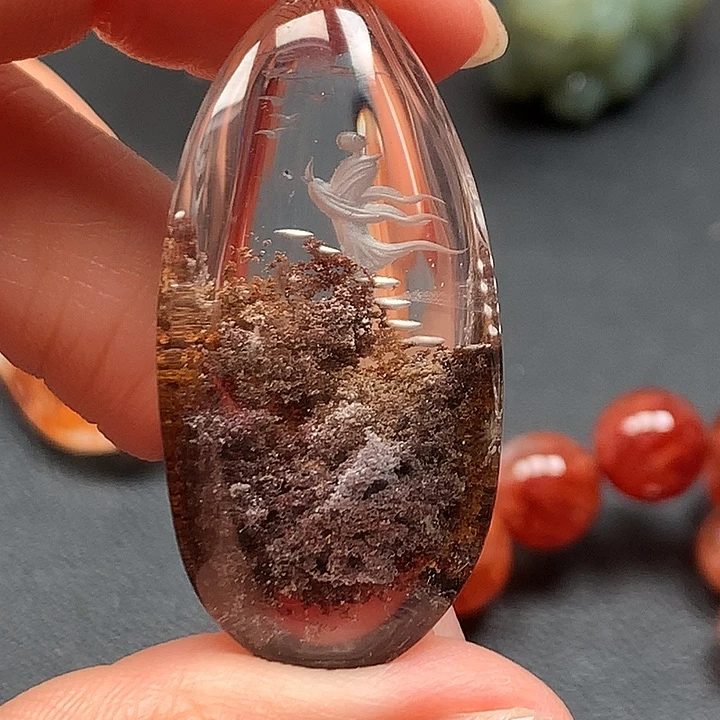 水晶吊坠(不含链)未镶嵌小****）