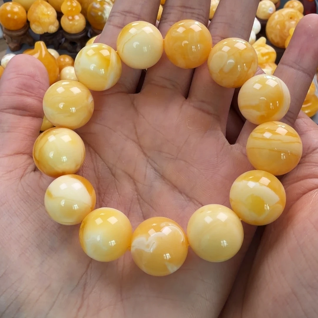 琥珀未镶嵌珠宝奇石17mm