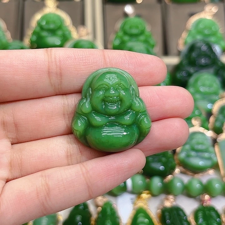 和田玉（碧玉）颈饰未镶嵌特价款，介意勿拍！