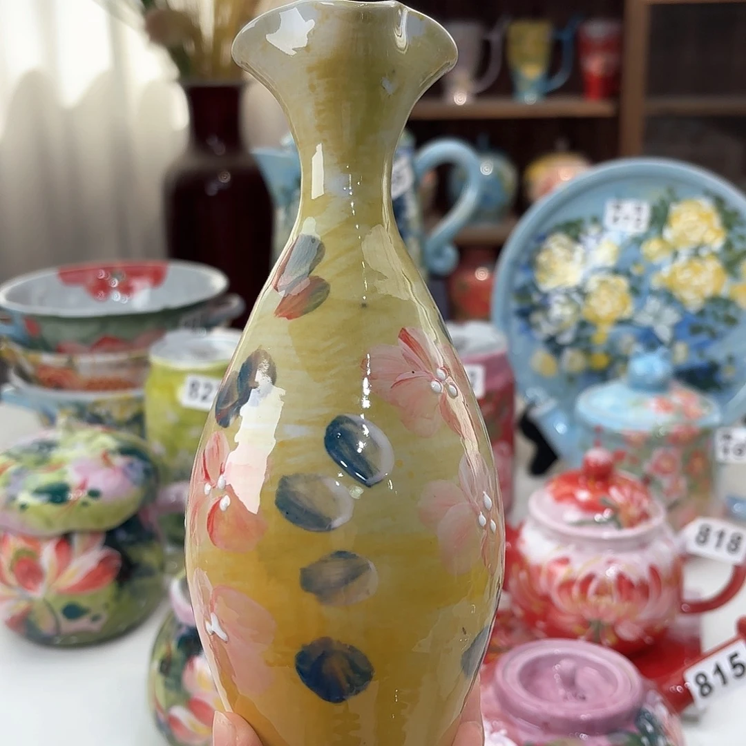 景德镇手绘高温釉下彩陶瓷茶具