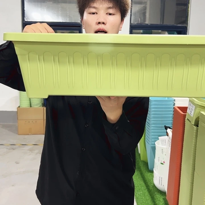 竖纹大菜盆长55宽26.5高18混色2套
