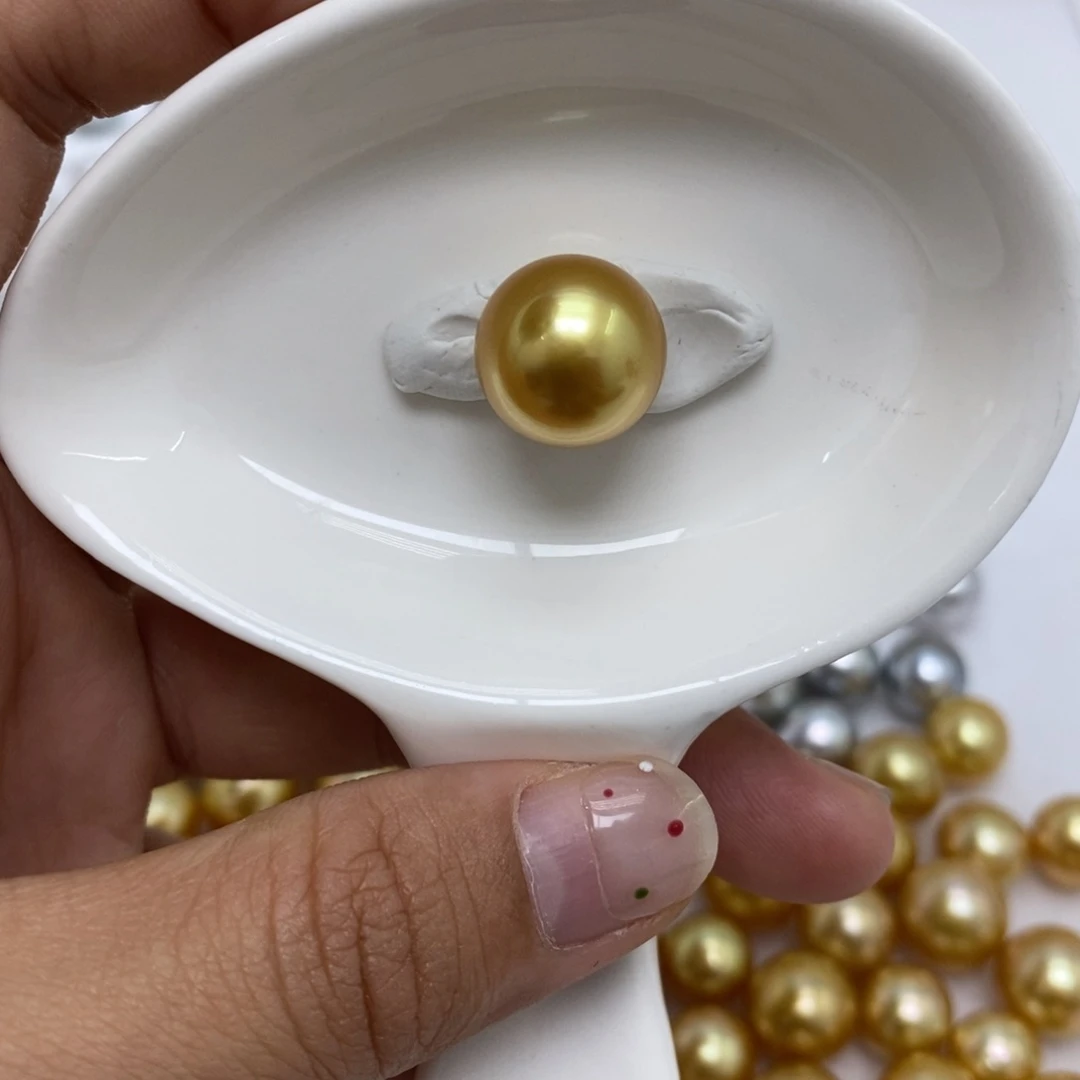 裸珠海水珍珠13.2