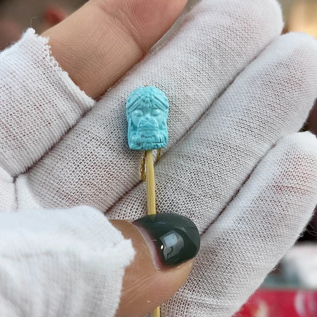 绿松石珠宝奇石未镶嵌