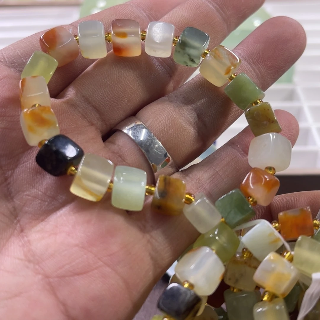 蛇纹石玉合金手镯