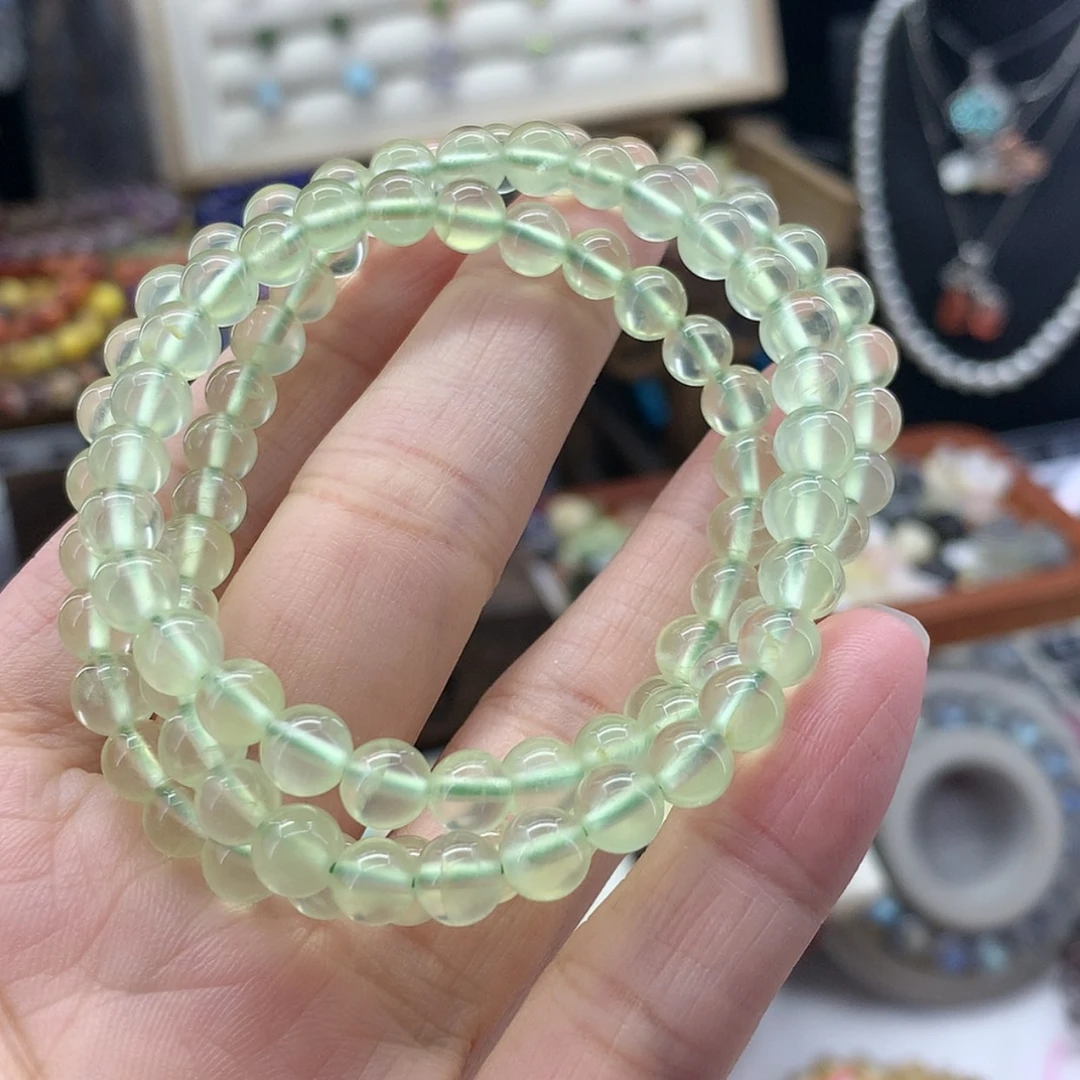 【闪购商品】葡萄石手串未镶嵌手串