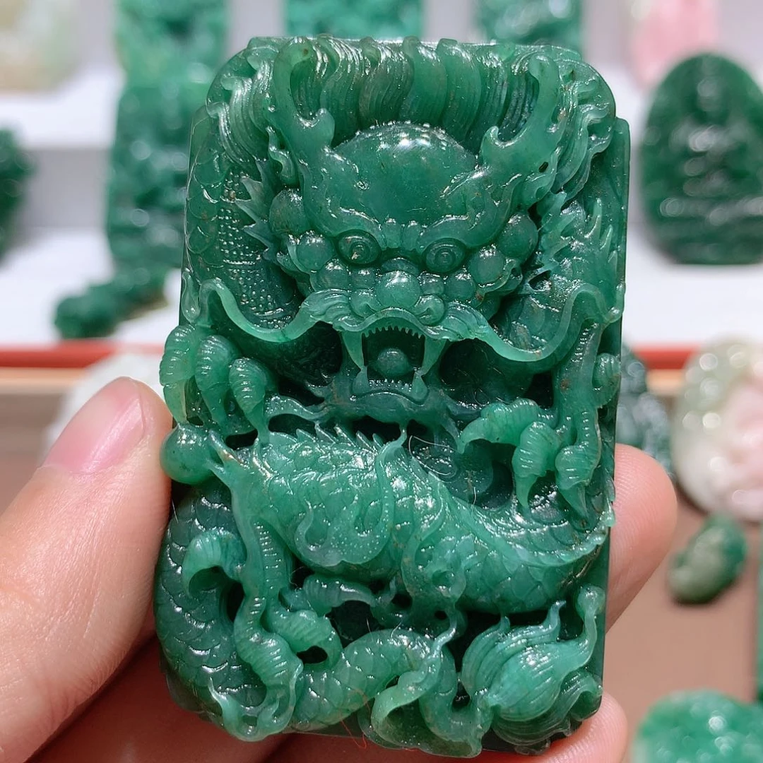 独山玉挂件未镶嵌栀****欢