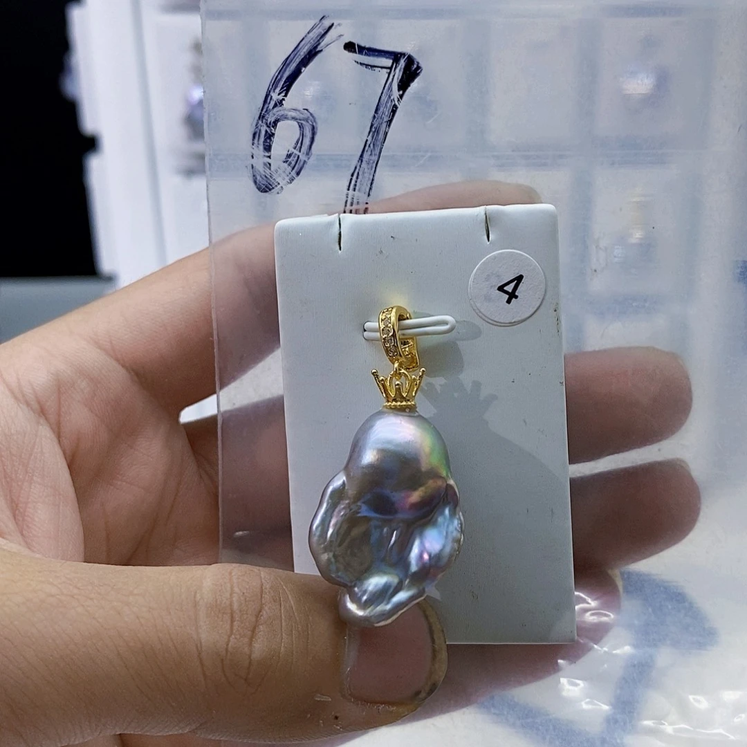 淡水珍珠合金颈饰