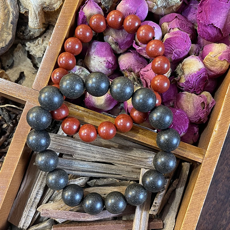 （息肌丸花蕊夫人合香珠）手串12MM非遗古法天然（拍一发二）送香礼