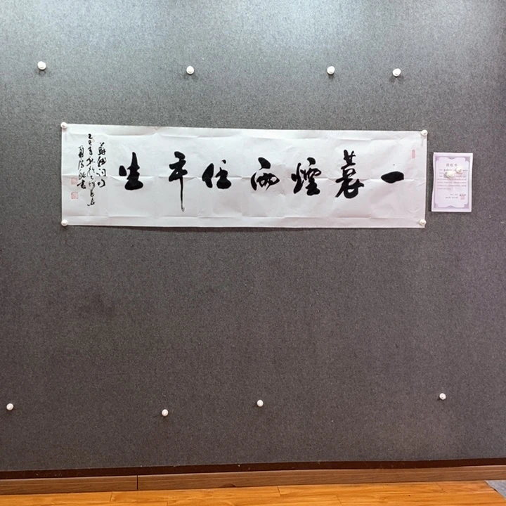 书法书法作品多次参加