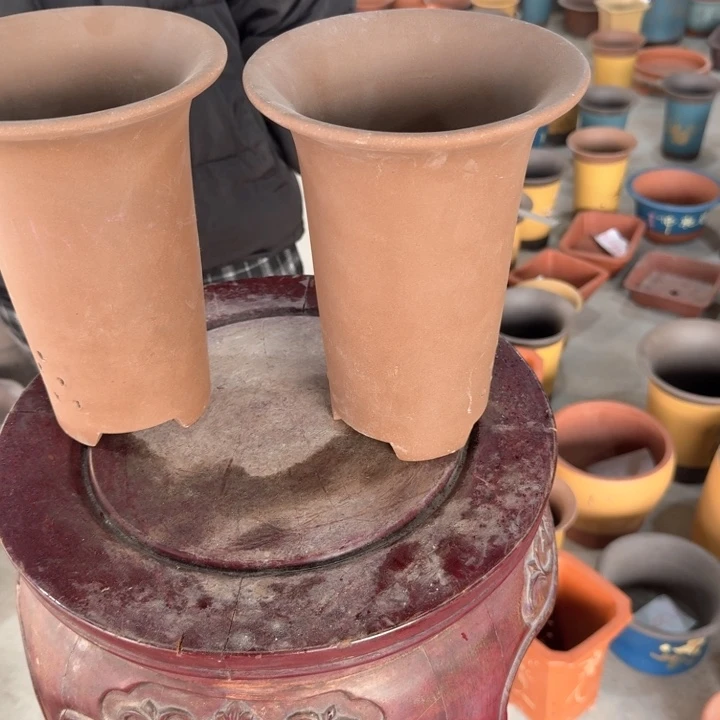 紫砂紫砂花盆20*15