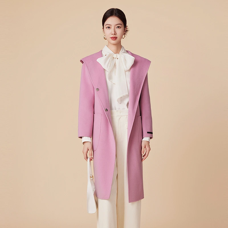 芭蒂娜毛呢外套124A326