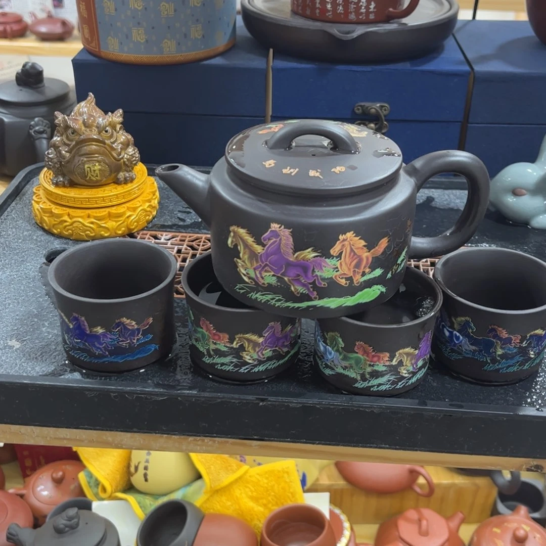紫砂茶杯紫砂壶一壶4杯