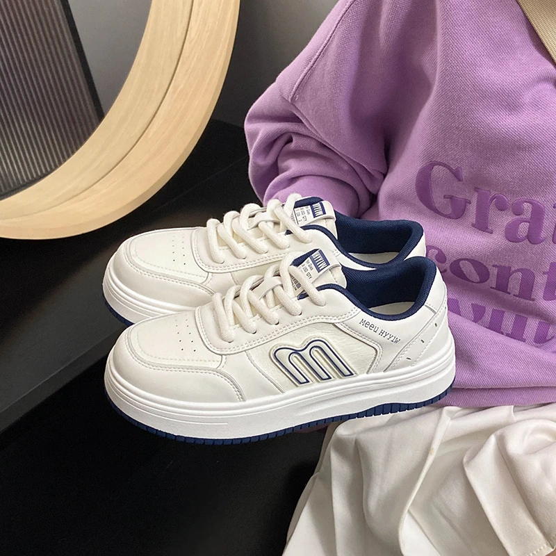 板鞋女2025夏季新款鞋子百搭女款小白鞋厚底增高轻便软底休闲女鞋