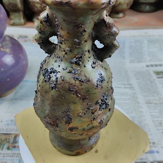 瓷片自选器型官窑生锈瓷