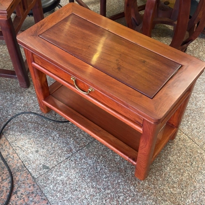 大果紫檀（缅甸花梨）花梨木换鞋凳60-30-42