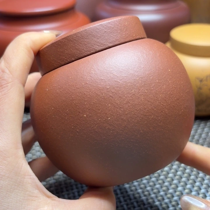 紫砂茶叶罐中高端紫砂茶叶罐