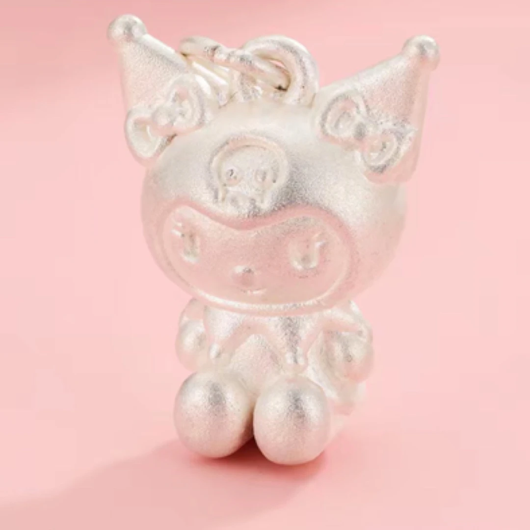 吊坠足银 库洛吊坠可爱精致足银吊坠时尚百搭女饰品配饰手工甜美