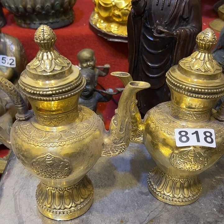 李***哥黄铜摆件，文房工艺品摆件