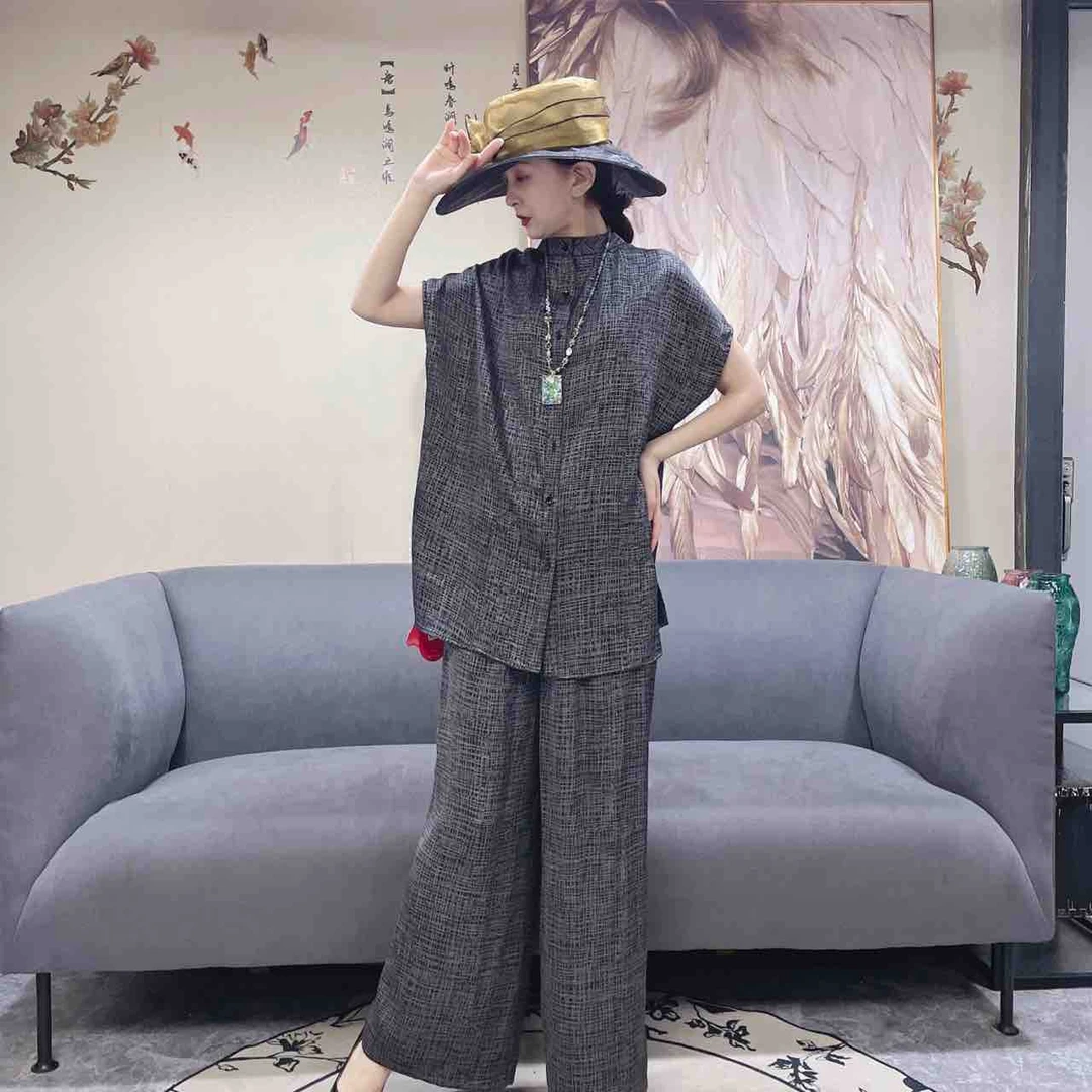 8506中国风国潮风女装时尚妈妈装气质高贵上档次春季套装