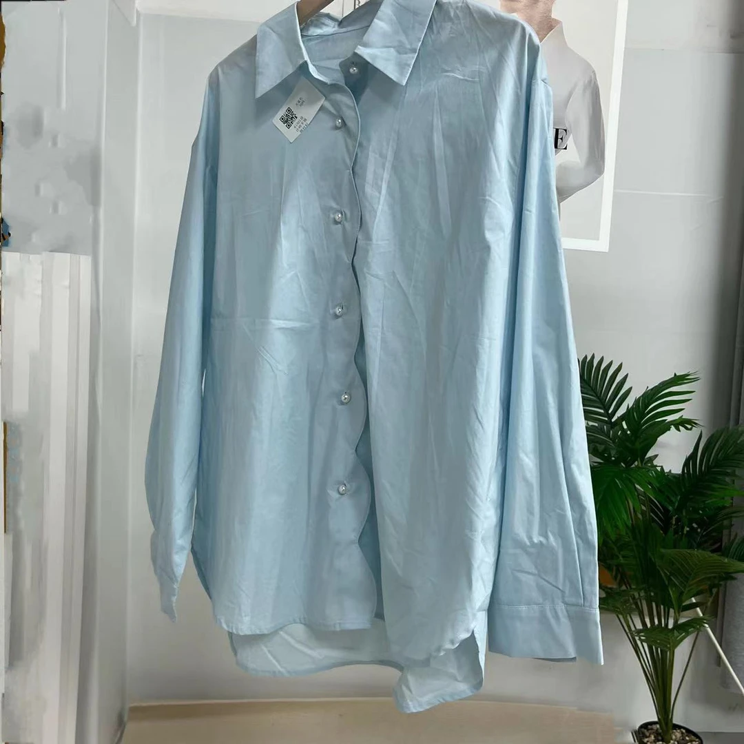 61501设计师不规则衬衫