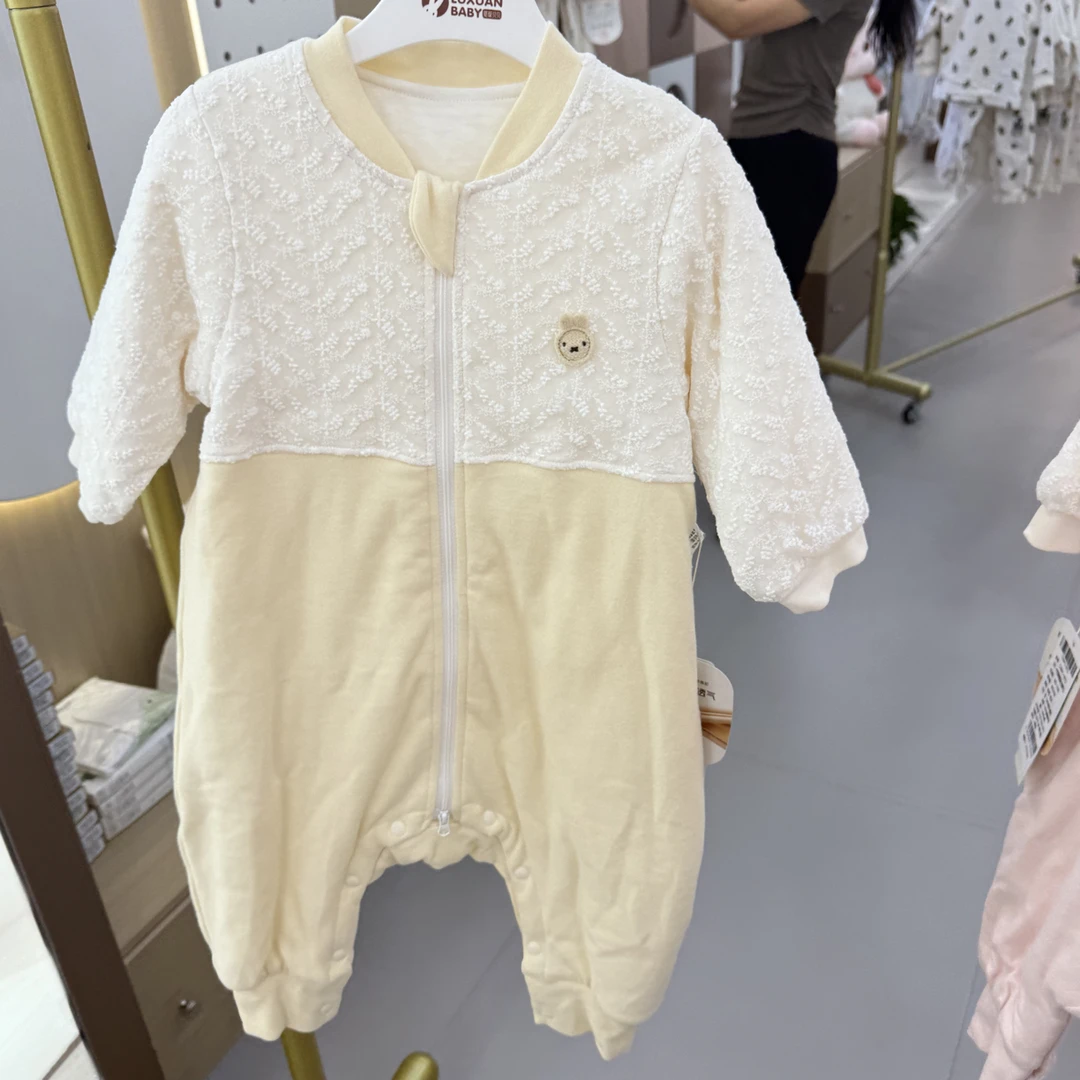 2841-187津贝婴儿棉40克薄棉睡袋（分腿带扣）
