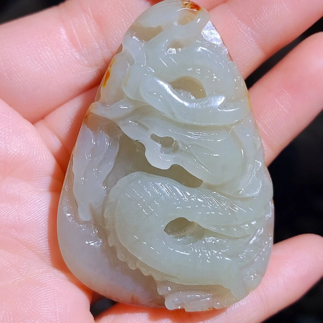 和田玉颈饰未镶嵌