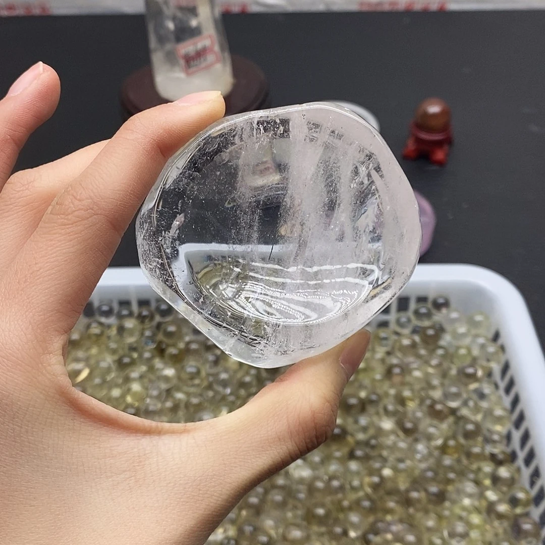 水晶珠宝半成品未镶嵌360水晶石