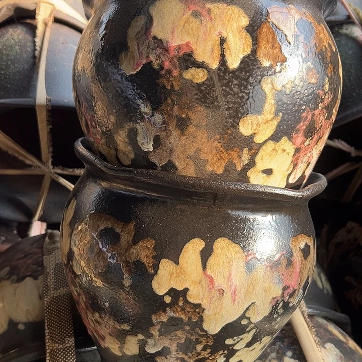 紫砂花盆高度20口径20