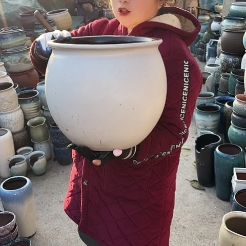 口29高28瑕疵盆子。