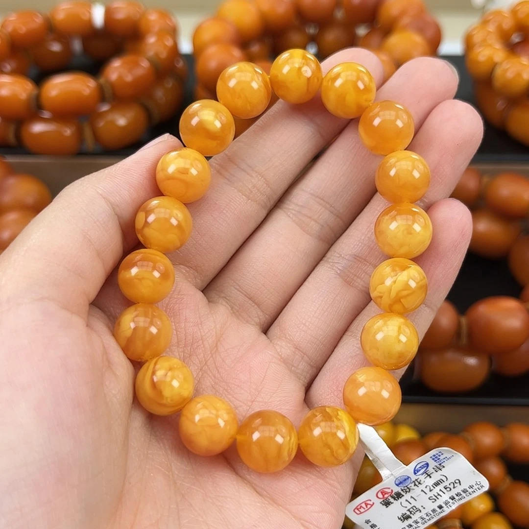 琥珀颈饰未镶嵌p****β
