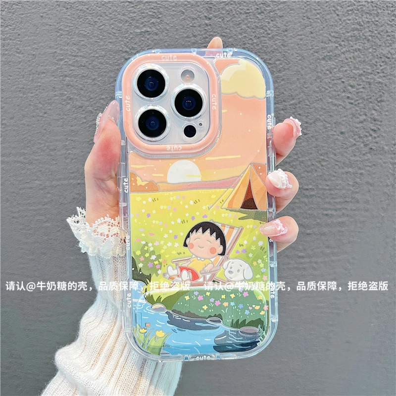 泡芙羽纱适用苹果16/iPhone/华为荣耀/OPPO/VIVO/小米/手机壳爆款