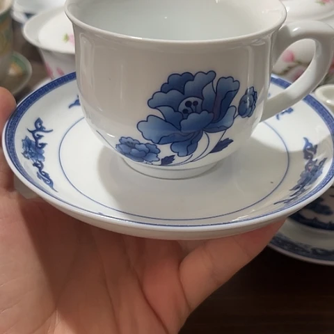 陶瓷咖啡杯一套陶瓷