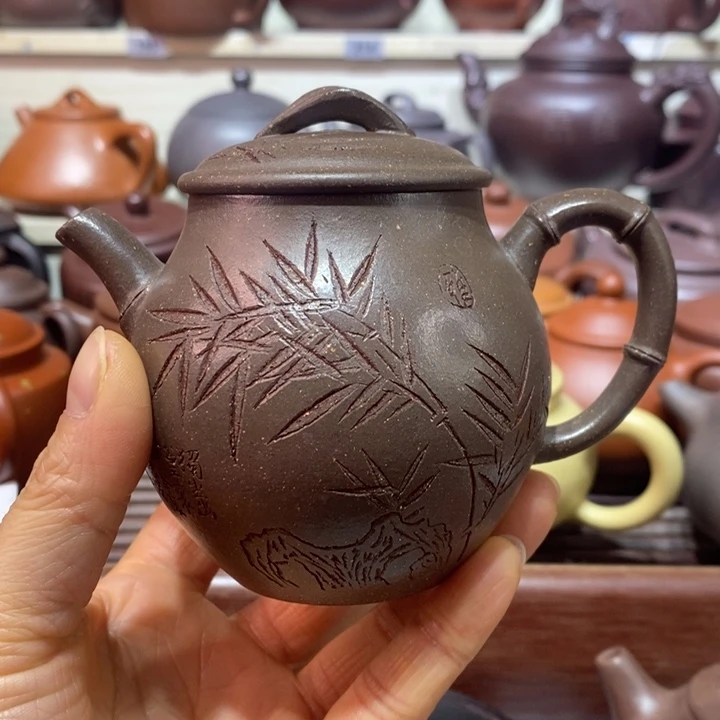 金***r紫砂茶壶微瑕处理一把