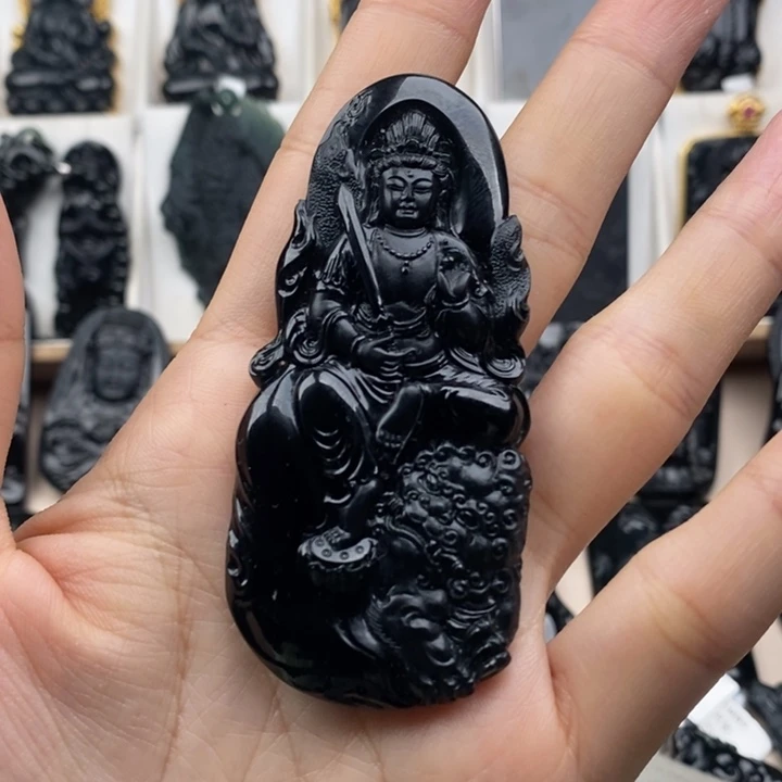 【闪购商品】翡翠颈饰未镶嵌文殊