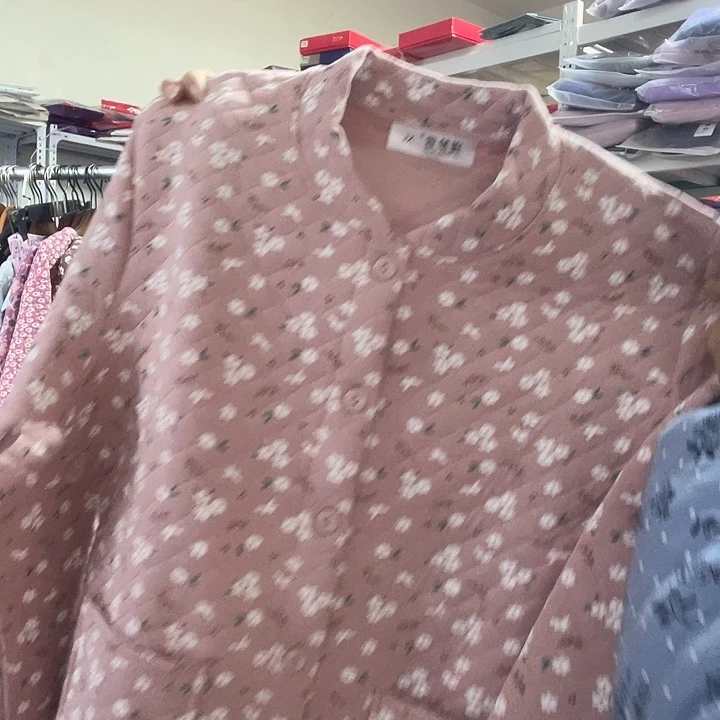 棉3x纯棉开衫3层棉