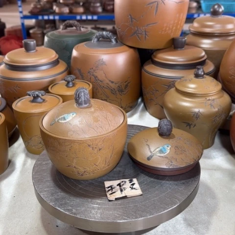 紫砂茶叶罐。。。。。。。。。