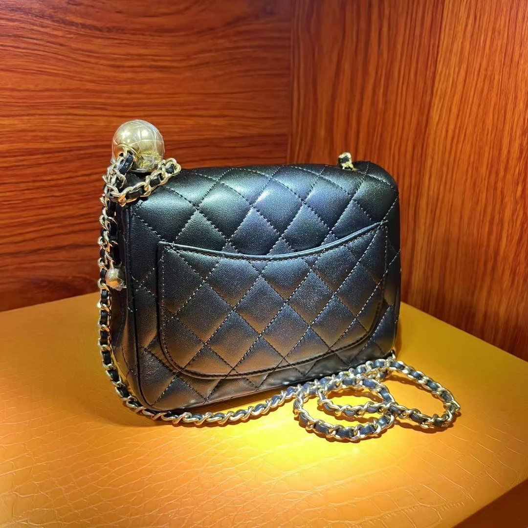 【RR】新款时尚百搭真皮斜跨单肩包手拎【真皮女包包】22