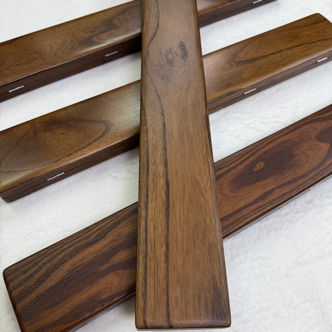 榻榻鱼高端实木漂盒红楝木原木花纹树瘤大气浮漂盒非桐木超硬耐磨