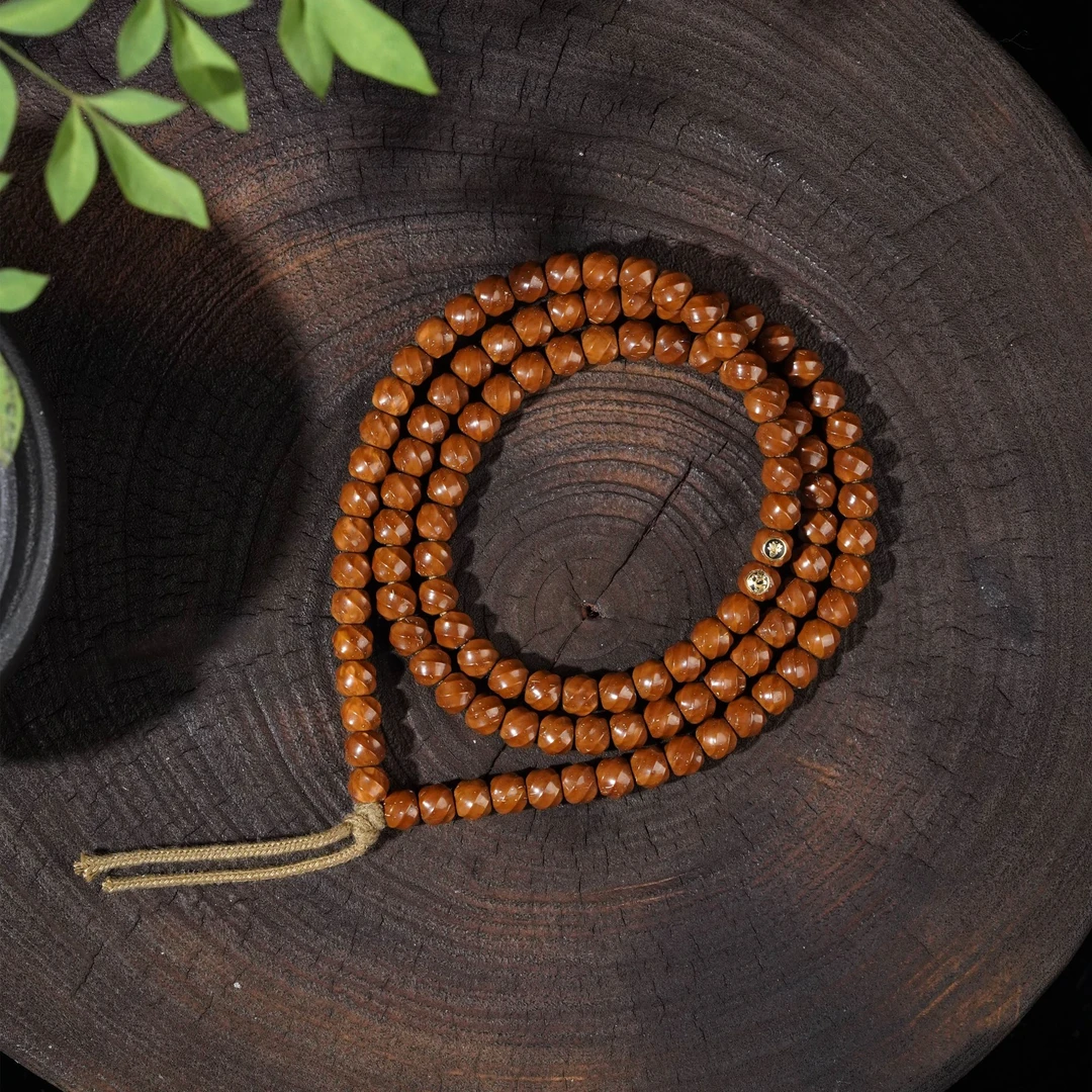 【启承严选】秋水紫金鼠扭扭珠108手串 双金标（多规格）QS021