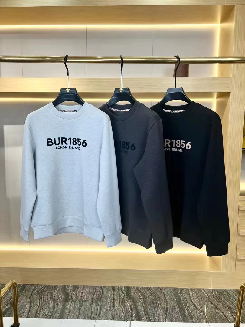 【布加雷迪/8029】秋冬长袖圆领商务休闲百搭羊毛加厚男士打底衫