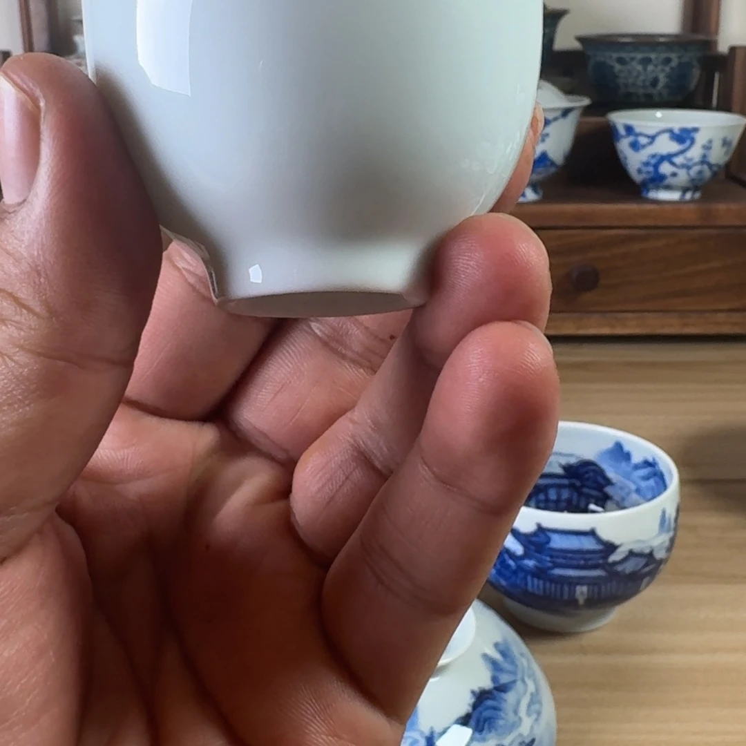 ·***·景德镇全手工白胎杯
