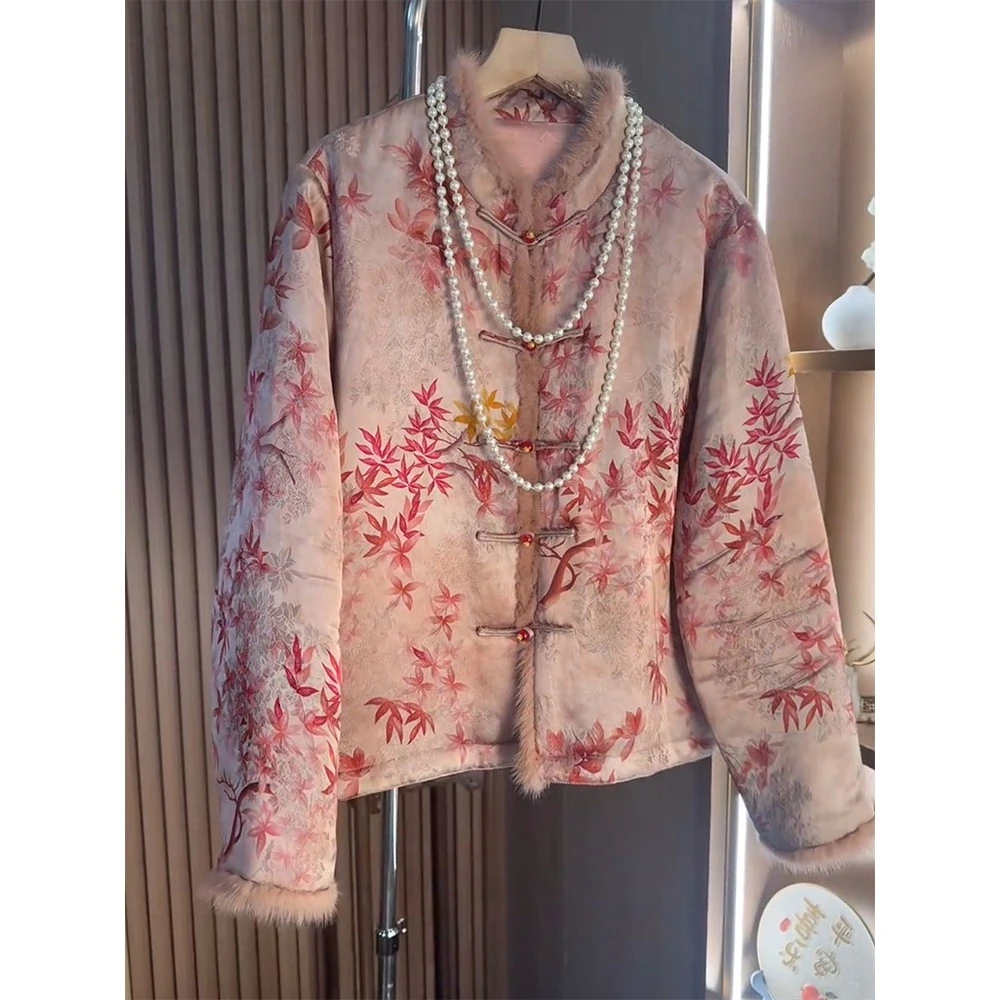 新中式国风巨好看的初冬外套2025秋冬新款今年流行爆款复古上衣女