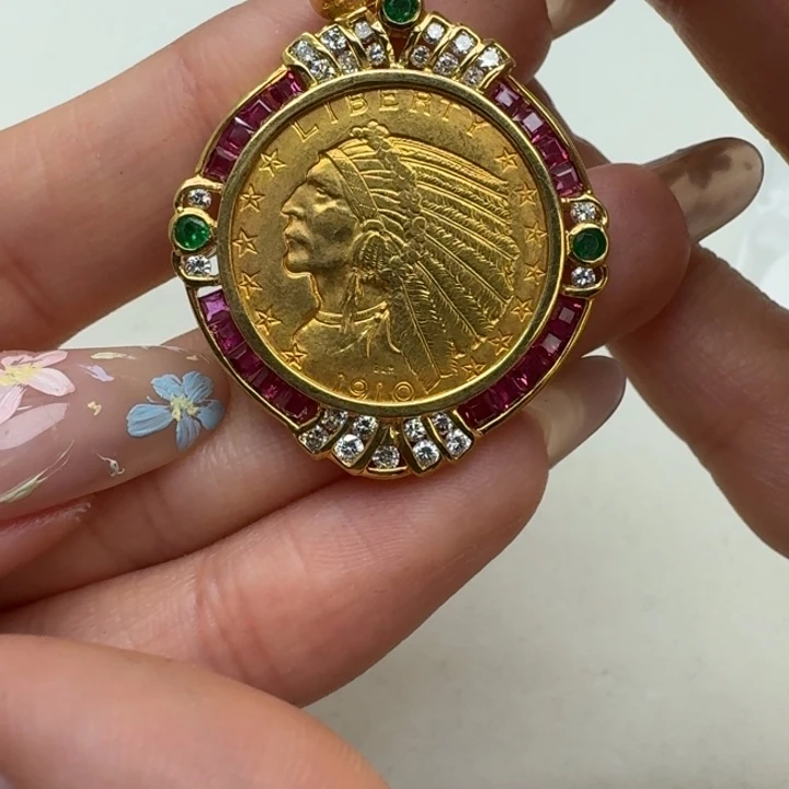 未镶嵌颈饰红宝石成品