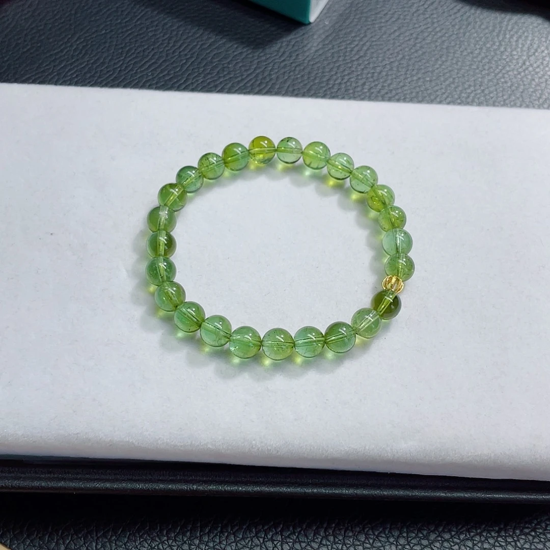 未镶嵌手链碧玺7.3mm左右